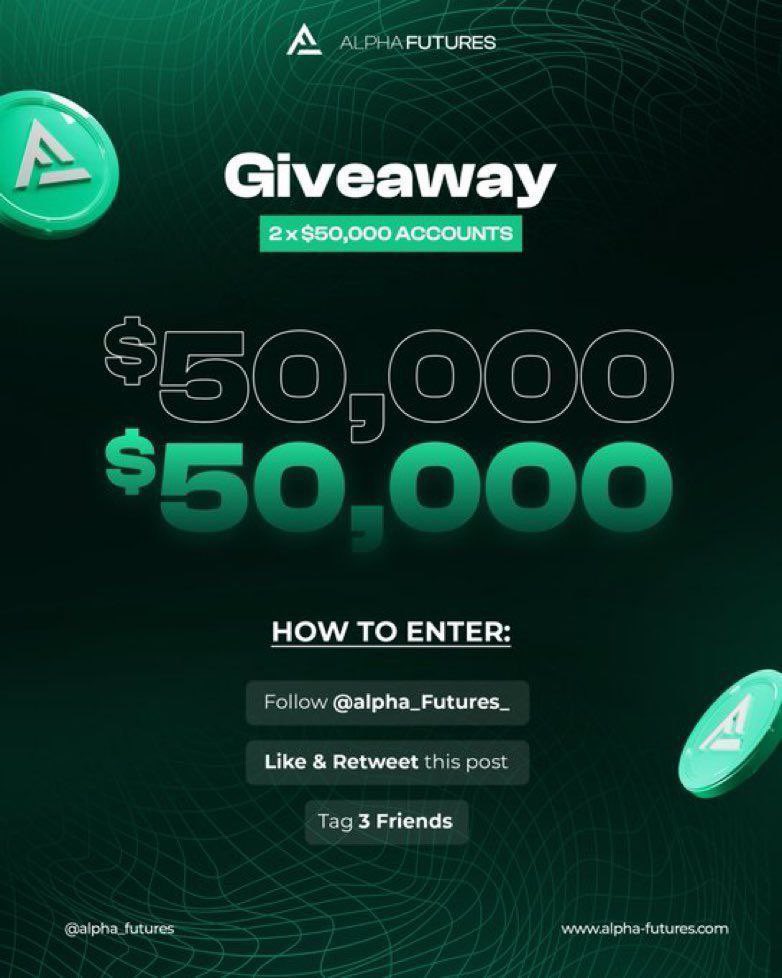 ᴅᴀɪʟʏ ᴘɪᴘꜱ (ɢᴜ)📈 (@pips_daily) on Twitter photo 🎁 100K GIVEAWAY ALERT🔥
🏹2 × 50k Account !🎁
Must:
🟨 Follow:
<a href="/pips_daily/">ᴅᴀɪʟʏ ᴘɪᴘꜱ (ɢᴜ)📈</a>
<a href="/Alpha_Futures_/">Alpha Futures</a>
👍 Like & Retweet
Tag 3 Friends
Winner Will Be Announced Soon 🎁 100K GIVEAWAY ALERT🔥
🏹2 × 50k Account !🎁
Must:
🟨 Follow:
<a href="/pips_daily/">ᴅᴀɪʟʏ ᴘɪᴘꜱ (ɢᴜ)📈</a>
<a href="/Alpha_Futures_/">Alpha Futures</a>
👍 Like & Retweet
Tag 3 Friends
Winner Will Be Announced Soon