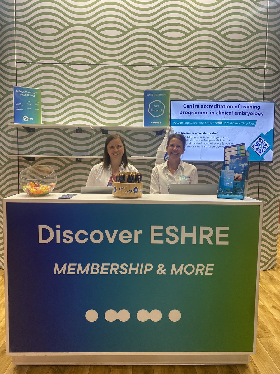 Discover ESHRE, these lovely ladies are here to provide any help needed! ☺️
#eshre
#eshreparis
#eshre2025
<a href="/alaadaherr/">Alaa</a> <a href="/galatidou/">Styliani Galatidou</a> <a href="/KaranVadher15/">Karan Vadher</a> <a href="/shiyan_tang/">Shiyan Tang</a> <a href="/ESHRE/">ESHRE</a> <a href="/theESHRE5/">The ESHRE 5</a>