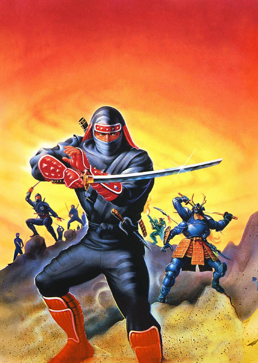 My attempt to restore the artwork of #Shinobi III: Return of the