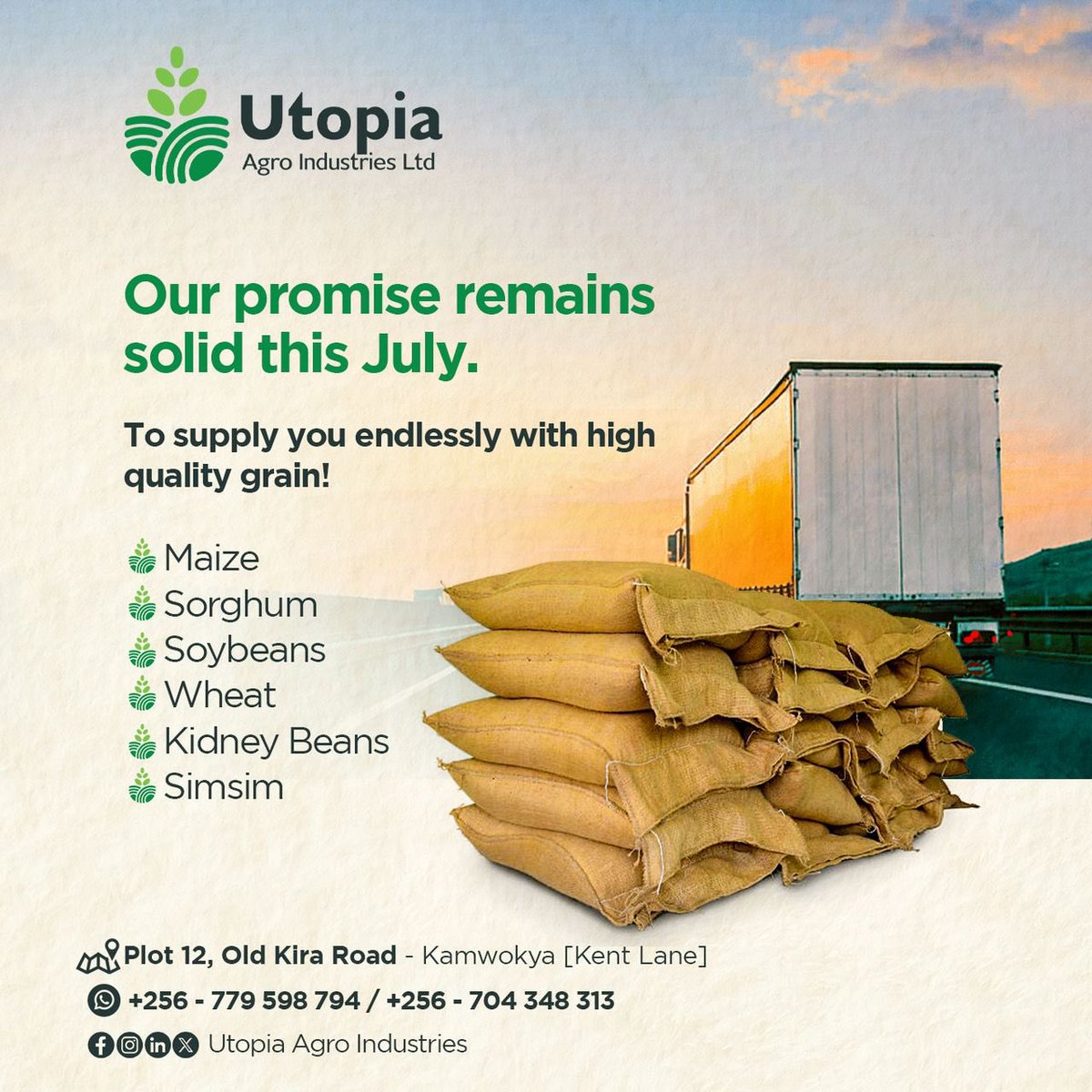 UtopiaAgro's tweet image. In today’s complex agricultural environment, we understand that safeguarding the quality & safety of grain crops is more essential than ever.
The grain industry faces numerous challenges that threaten the safety & quality of crops ensuring that the quality is upheld 👌🏽