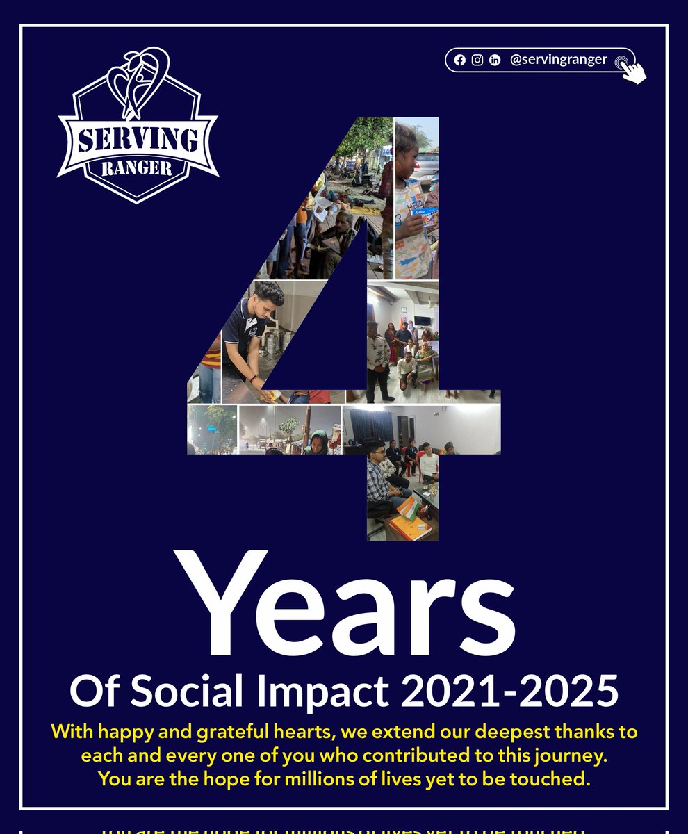 ServingRanger's tweet photo. With happy and grateful hearts, we extend our deepest thanks to each and every one of you who contributed to this journey. You are the hope for millions of lives yet to be touched. https://t.co/2Po0D7Cx3W
