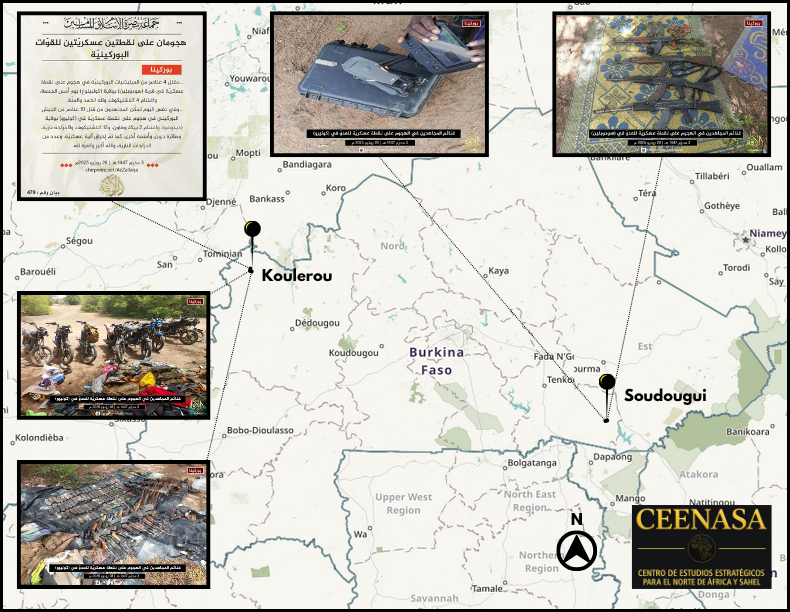 CEENASA396971's tweet photo. #BURKINA FASO 🇧🇫
On Sat, June 28, the #JNIM claimed to have killed 4 VDPs in an attack on a military post in #Soudougui, #Koulpelogo Province and 10 Burkinabé soldiers in #Koulerou, #Dédougou Province.
Were seized:
- 2 MGs
- 16 ARs
- 1 mortar
- 8 motos
- 1 UAS
- and more https://t.co/jPzu0rrcJy