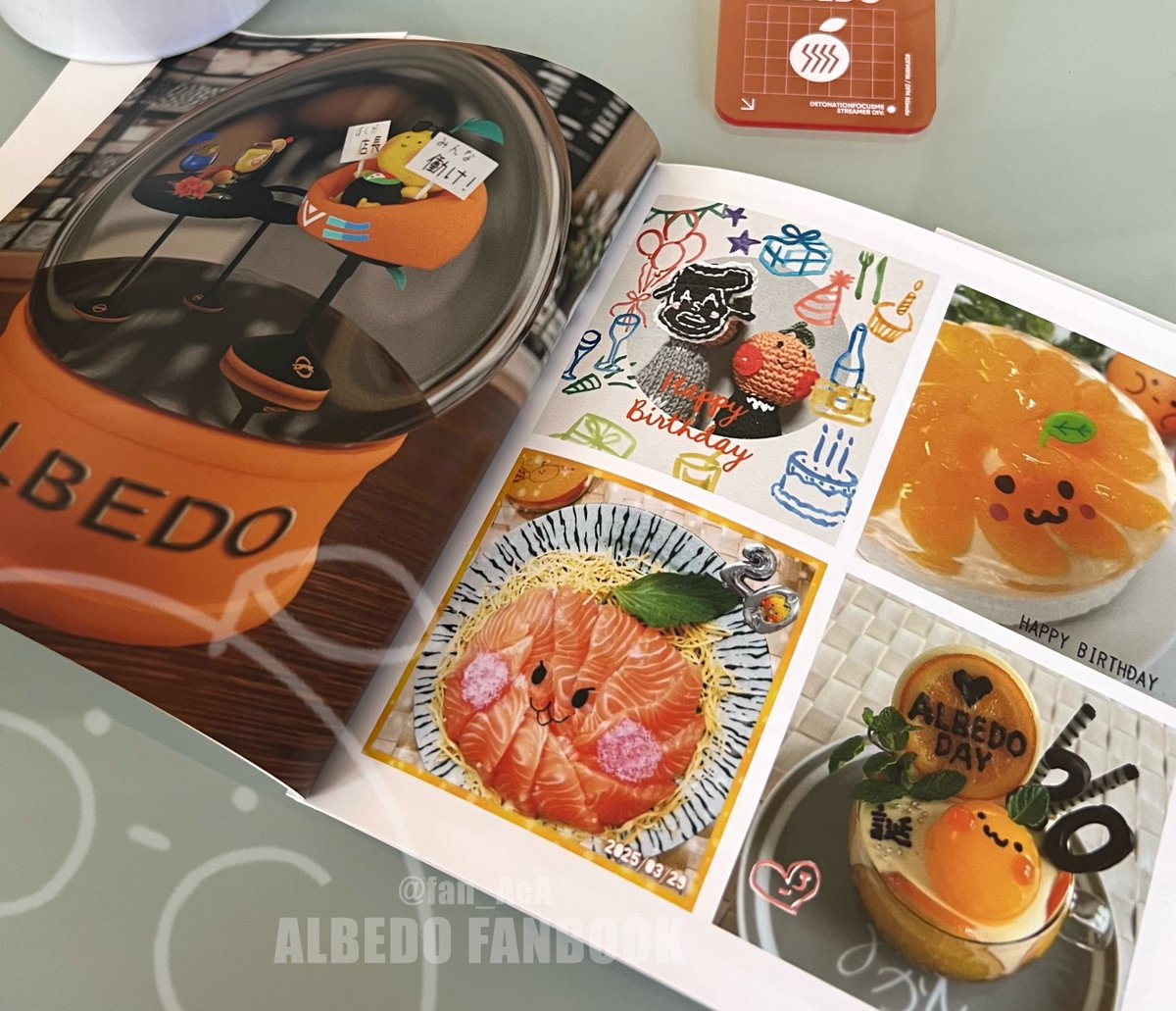 fan_AeA's tweet photo. あるべどさんの20歳お誕生日ファンブックをお送りしました

100を超える寄せ書きへのメッセージと
36ページに渡る一年間のファン活動を
贈らせていただきました

完成まで時間がかかりましたがみなさんの🍊愛あふれる本になりました🥹
ご協力いただいた全てのみなさまありがとうございました🍀🧡 https://t.co/vGNjEJfKem