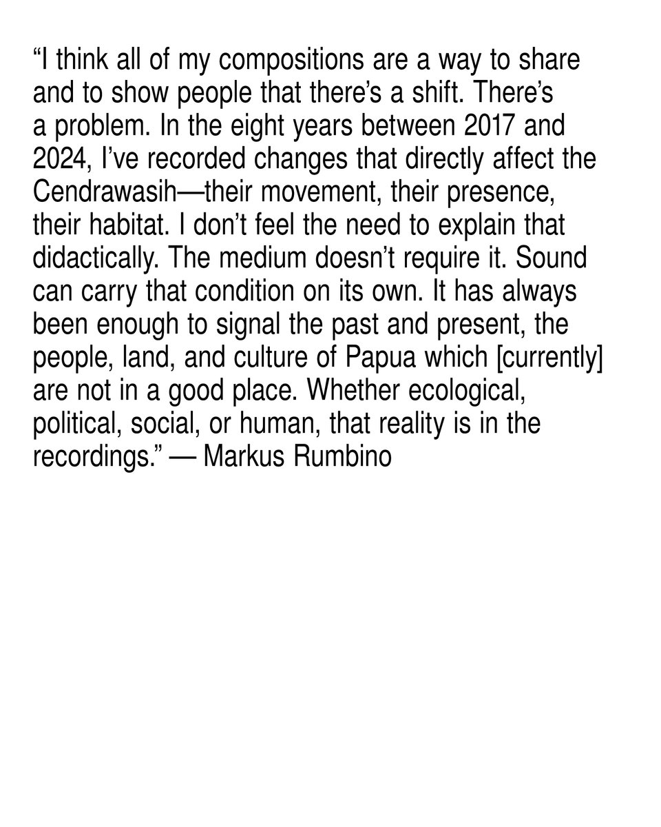 NEW IN DISCLAIMER: Field Notes from Papua: Markus Rumbino in Conversation with Tasya Amaliah disclaimer.org.au