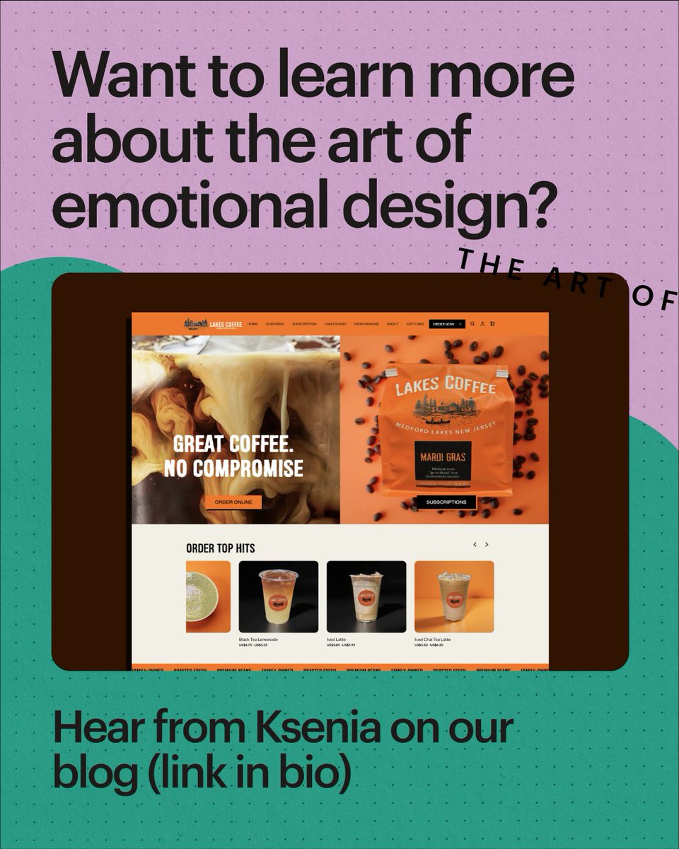 Welcome to part 3 of our “Art of” series, featuring 99designer Ksenia Tryniak – founder of TryLab Studio and specialist in food and beverage web design 🎨😙🤌
Get a taste for how she turns digital spaces into sensory experiences on our blog – l8r.it/PVZc