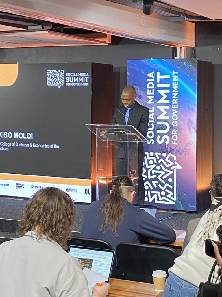 Decode Communications (@decode_comms) on Twitter photo Welcoming us: Prof Tankiso Moloi (<a href="/moloit1/">Tankiso Moloi</a>), Executive Dean, College of Business & Economics <a href="/go2uj/">University of Johannesburg</a>
The Power Shift is real: will government keep speaking at us — or start listening to us? Citizens and UGC are leading now, what is their move?
#SocialMediaSummit4Gov Welcoming us: Prof Tankiso Moloi (<a href="/moloit1/">Tankiso Moloi</a>), Executive Dean, College of Business & Economics <a href="/go2uj/">University of Johannesburg</a>
The Power Shift is real: will government keep speaking at us — or start listening to us? Citizens and UGC are leading now, what is their move?
#SocialMediaSummit4Gov