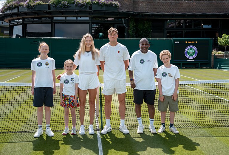 Wimbledon Foundation (@wimbledonfdn) on Twitter photo Introducing our first Wimbledon Foundation Champions, Katie Boulter and Jack Draper. π
In their first engagement as Champions, Katie and Jack met the four young people who will perform the coin toss ceremonies during finals weekend.
#Wimbledon Introducing our first Wimbledon Foundation Champions, Katie Boulter and Jack Draper. π
In their first engagement as Champions, Katie and Jack met the four young people who will perform the coin toss ceremonies during finals weekend.
#Wimbledon