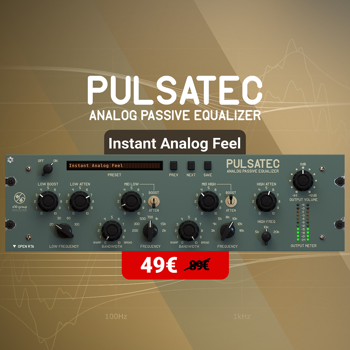 d16 group (@d16group) on Twitter photo ๐๏ธ๐ฃ๐๐น๐๐ฎ๐๐ฒ๐ฐ is out now!
Classic passive EQ tone โ now in plugin form.
Warm lows, silky highs, modern workflow.
Perfect for vocals, bass, synths & more.
Try it on your next mix๐d16.pl/pulsatec ๐๏ธ๐ฃ๐๐น๐๐ฎ๐๐ฒ๐ฐ is out now!
Classic passive EQ tone โ now in plugin form.
Warm lows, silky highs, modern workflow.
Perfect for vocals, bass, synths & more.
Try it on your next mix๐d16.pl/pulsatec