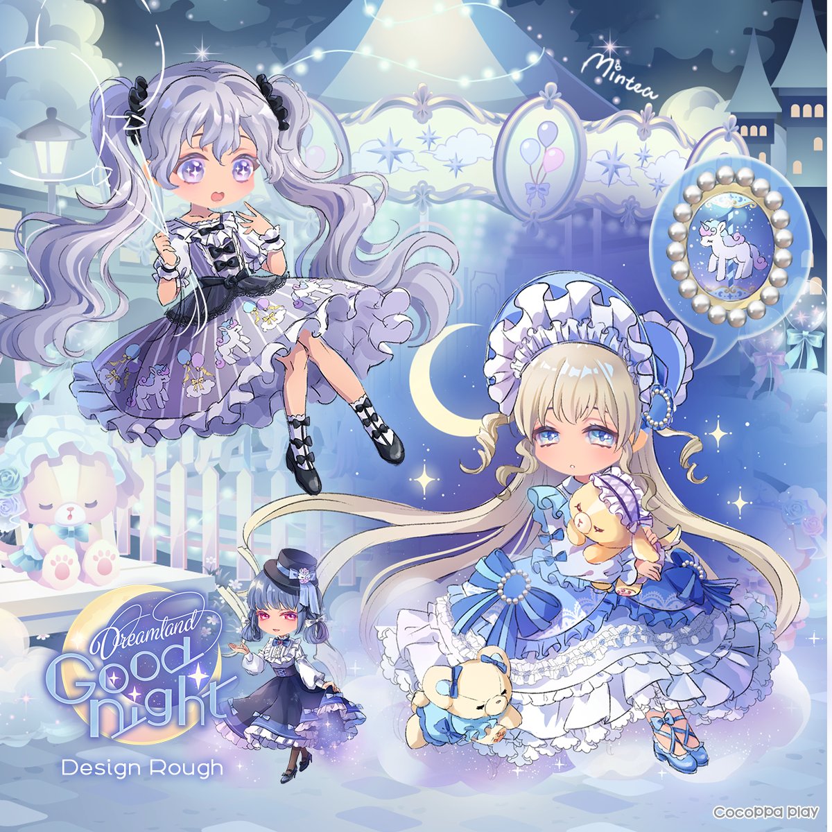 CocoPPaPlay_cp's tweet photo. ๐ ๐ซ๐๐๐๐๐๐๐'๐ ๐๐๐๐๐๐ ๐
ใใถใคใใผMinteaใใใใใๆ็ดใๅฑใใพใใโจ๏ธ
ใฌใใฃใDreamland Goodnightใใฎใใ ใใใใคใณใใใ็ดนไปใใใใพใ๐งธ๐
#CocoPPaPlay #ใณใณใใฌ #cocoppaplay_desiners #ccpl_Mintea
๐ ๐ ๐ ๐ ๐ ๐ ๐ ๐ ๐ ๐ ๐ ๐ ๐
ใใใใ็ ใใใใ ใซใๅคขๅนปใฎ้ๅๅฐใธใใฉใ็ใใๅฐๅฅณใใกใ
ใใใงใฏใใฌใใใใฟใใกใจๅคขใฟใใใชๆ้ใใฏใใพใใพใใ
ใใฃใจไปๅคใใๆฅฝใใใฆใใใใใๅคขใ่ฆใใใพใใใใซโโใใใใฟใชใใ๐โจ
ๆ็ดใใใใจใใใใใพใ๏ผใจใฆใๅใซใชใใพใโค๏ธ
While the girls sleep soundly, they arrive at a dreamy amusement park.
Dreamy time with stuffed animals is about to begin.
May you have fun and warm dreams tonight as well... Good Night๐โจ
Thank you for your letters. It really means a lot to me.โค๏ธ
ๅจ็็็็กๅคขไธญๅ็จ๏ผๅฐๅฅณๅไพๅฐๆขฆไธญ็้ๆจๅใ
ๅฏๆ็็ฉๅถๅๆฉๅทฒ็ญๅ๏ผไธๅ็ทจ็นๆญก็ฌ่ๅฅ่น็ๅคๆใ
้กไฝ ไปๆ็ๅคข๏ผไนๆบซๆ้ไบฎใผใผๆๅฎ๐โจ
่ฌ่ฌไฝ ็ไพไฟก๏ผ็็็ตฆไบๆๅพๅค็่ฝ้โค๏ธ
๐ ๐ ๐ ๐ ๐ ๐ ๐ ๐ ๐ ๐ ๐ ๐ ๐
โผDesignerโs Profile
https://t.co/NC4as5ht6r