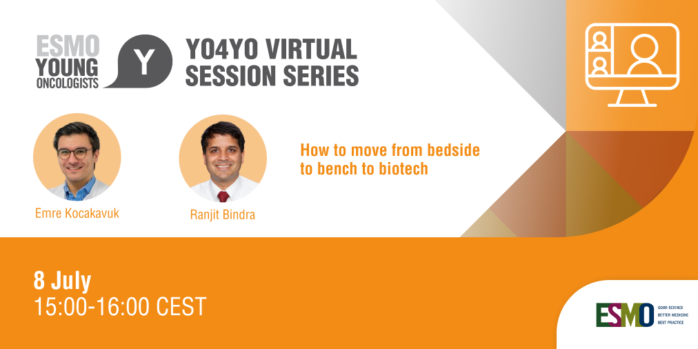 ESMO - Eur. Oncology (@myesmo) on Twitter photo Don’t miss the next YO4YO Virtual Session with <a href="/ranjitbindra/">Ranjit Bindra,MD/PhD</a> & <a href="/ekocakavuk/">Emre Kocakavuk, MD, PhD</a>
📌 How to move from bedside to bench to biotech
📅 8 July 2025
🕒 15:00–16:00 CEST
🔗 ow.ly/eF7I50Wi97y Don’t miss the next YO4YO Virtual Session with <a href="/ranjitbindra/">Ranjit Bindra,MD/PhD</a> & <a href="/ekocakavuk/">Emre Kocakavuk, MD, PhD</a>
📌 How to move from bedside to bench to biotech
📅 8 July 2025
🕒 15:00–16:00 CEST
🔗 ow.ly/eF7I50Wi97y