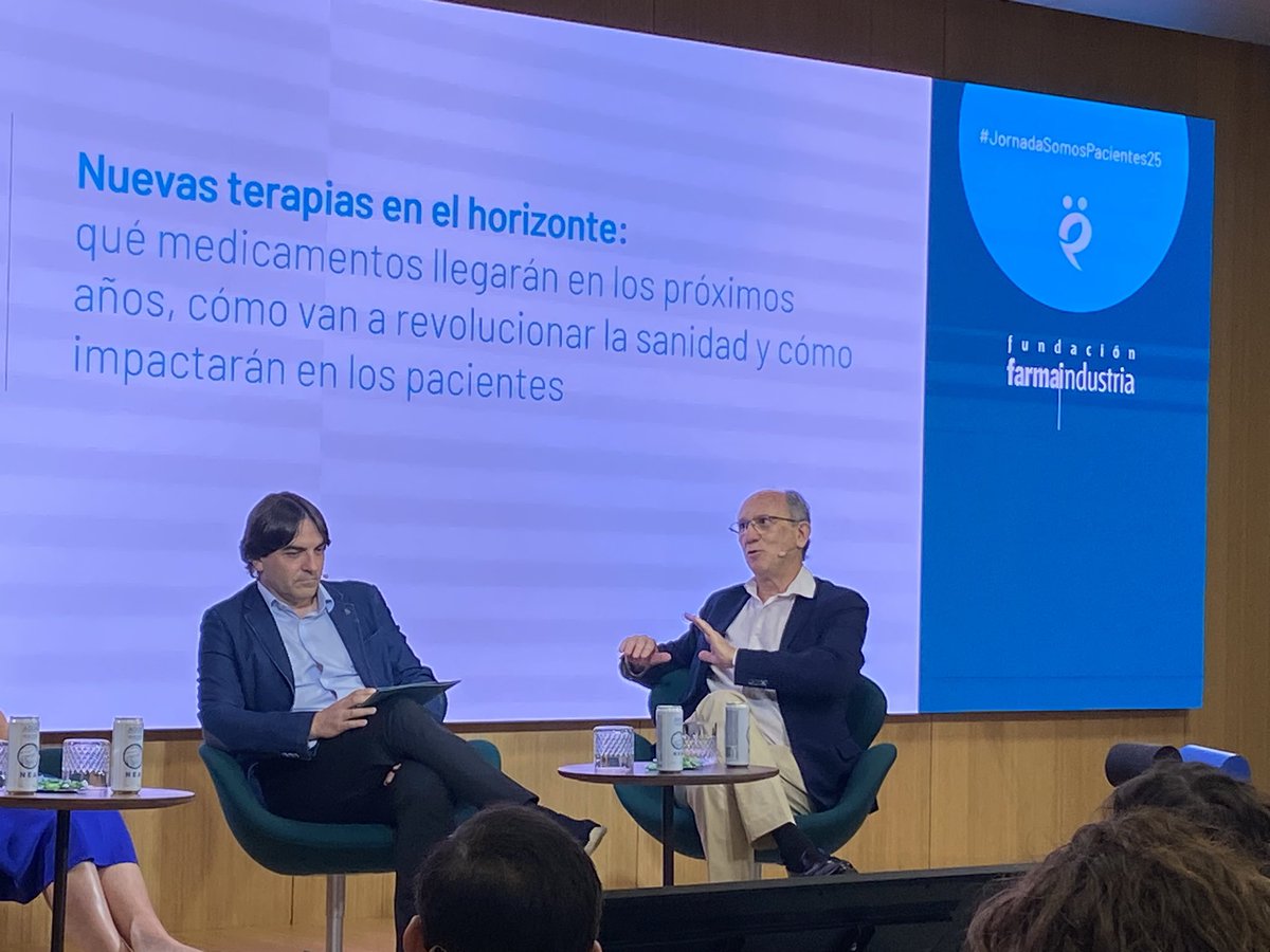 Somos Pacientes (@somos_pacientes) on Twitter photo <a href="/AEMPSGOB/">AEMPS</a> <a href="/pacientesPOP/">Plataforma de Organizaciones de Pacientes</a> <a href="/FEFQ_CFspain/">Fed. Esp. Fibrosis Quística</a> Javier García Alegría (Facme), nos deja varias reflexiones:
“La ciencia va a ir por delante de la economía, por lo que vamos a tener un conflicto importante en la financiación”
“Los expertos deberían estar avalados por las sociedades científicas” <a href="/AEMPSGOB/">AEMPS</a> <a href="/pacientesPOP/">Plataforma de Organizaciones de Pacientes</a> <a href="/FEFQ_CFspain/">Fed. Esp. Fibrosis Quística</a> Javier García Alegría (Facme), nos deja varias reflexiones:
“La ciencia va a ir por delante de la economía, por lo que vamos a tener un conflicto importante en la financiación”
“Los expertos deberían estar avalados por las sociedades científicas”