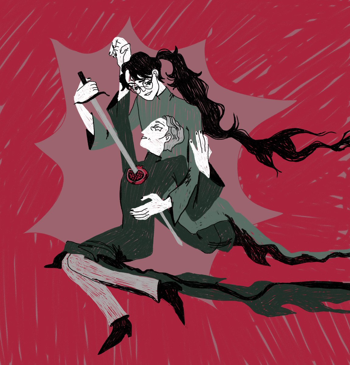 okunichh's tweet image. I was lying to you
And you were lying to me
So cry havoc baby
And you're the one for me
#tmrhp