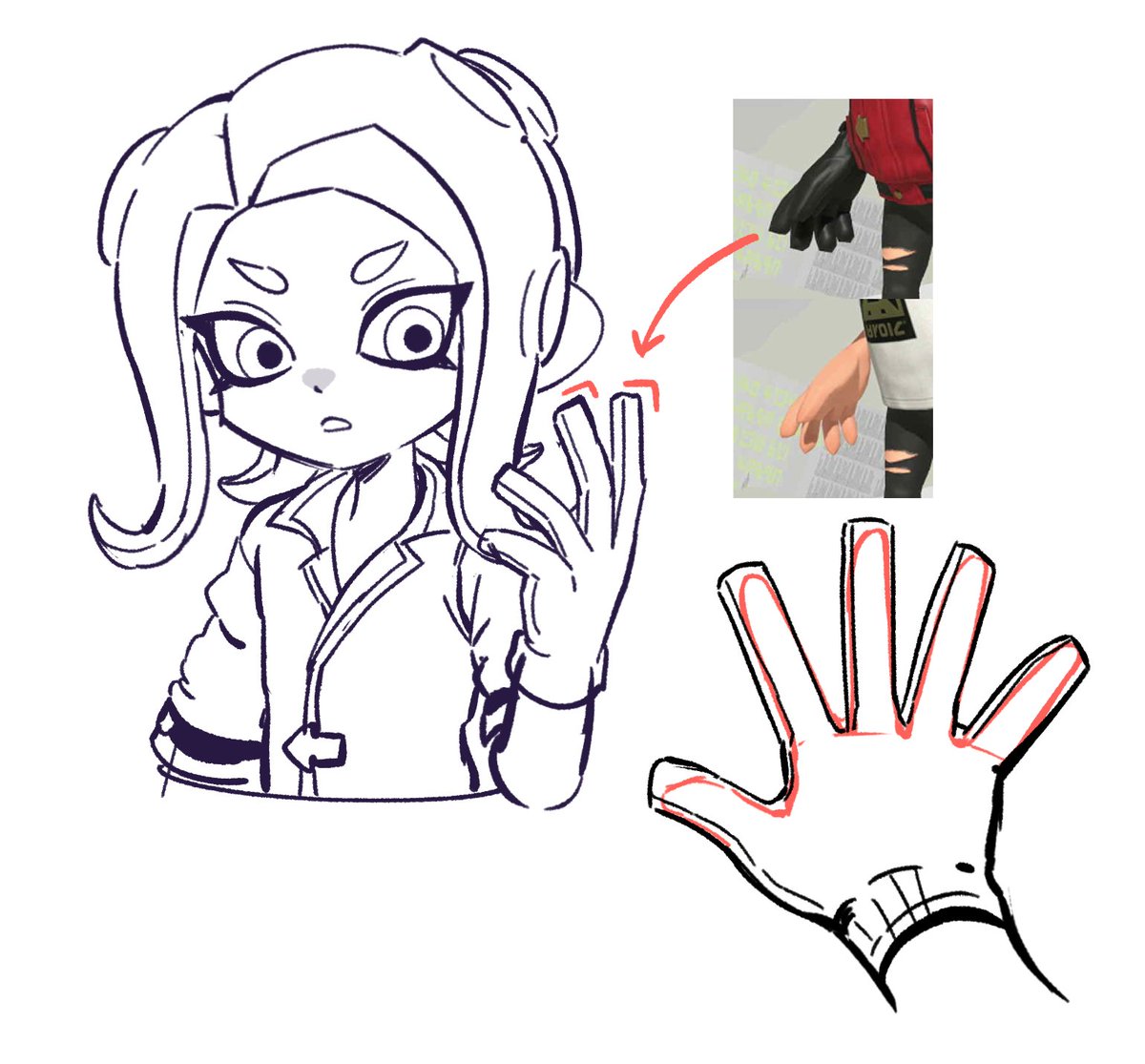 예전부터 생각했는데 문어들도 장갑 기어를 오징어용으로 같이 쓰더라
손가락 공간 남아서 헐렁할 것 같애
아직 보급이 안된 설정인걸까