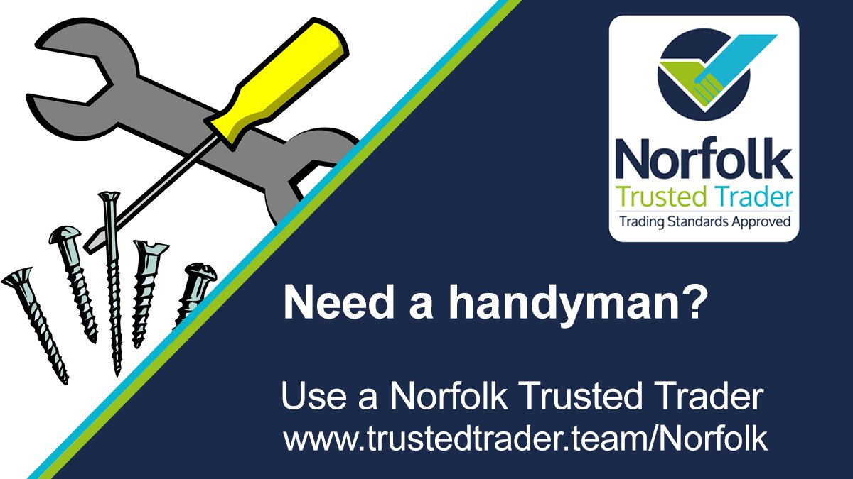 VettedTraders's tweet image. ⚠️ Don't use doorstep traders, protect yourself and use reputable tradespeople ⚠️
trustedtrader.team/Norfolk/search…
#Norfolk #TrustedTrader #TradingStandards #Approved