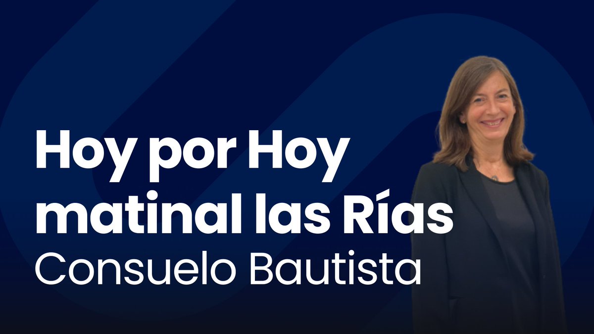 Radio Coruña Cadena SER (@radiocoruna) on Twitter photo 🔴DIRECTO| 📡Hoy por hoy matinal en las Rías
🎙️ <a href="/ConsBautista/">Consuelo Bautista</a>
📻 93.4
📱cadenaser.com/radio-coruna/ 🔴DIRECTO| 📡Hoy por hoy matinal en las Rías
🎙️ <a href="/ConsBautista/">Consuelo Bautista</a>
📻 93.4
📱cadenaser.com/radio-coruna/