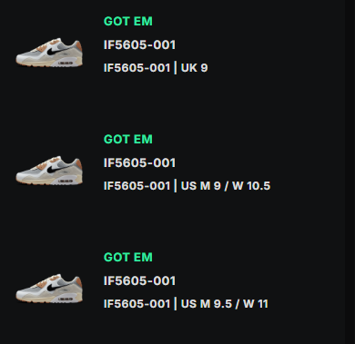 🥳🥳 USNKRS SUCCESS 🥳🥳 | From user: .kiha