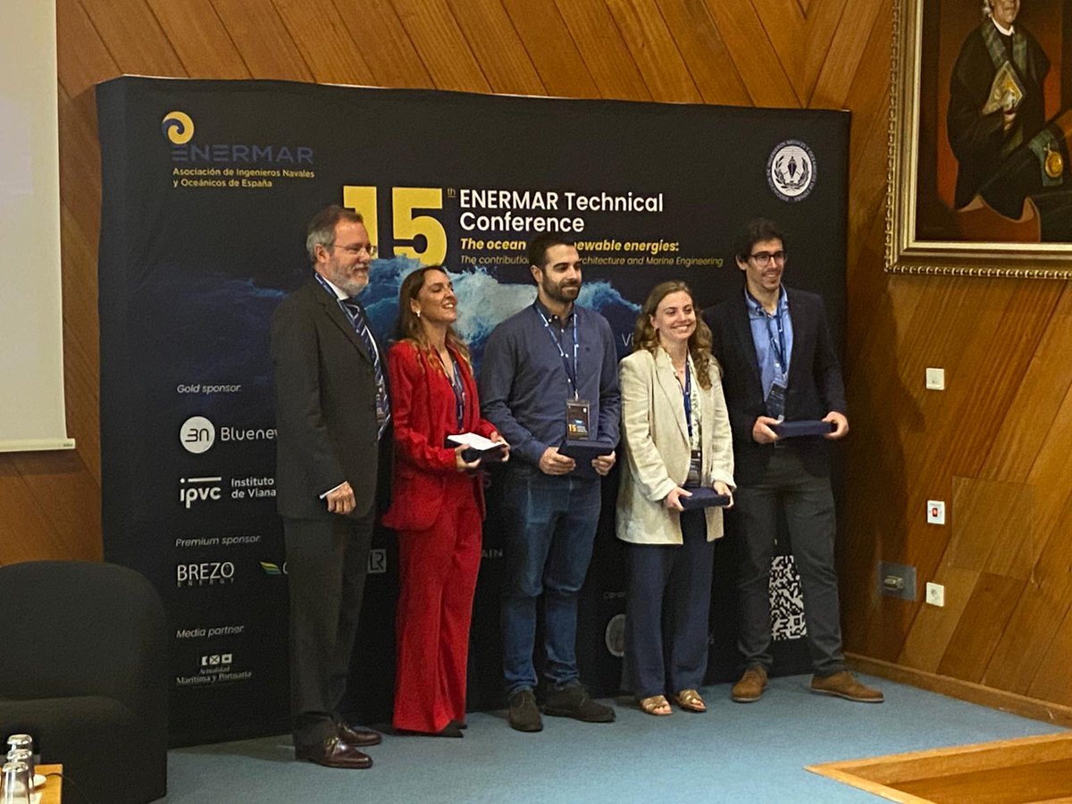 🌟 Great experience at #ENERMAR 2025 in Viana do Castelo! Thank you to everyone who joined us during our presentation on DemoSATH – the first grid-connected floating wind turbine in Spain.
Irati Larrinaga shared key insights from the project. <a href="/enermar_aine/">ENERMAR</a>