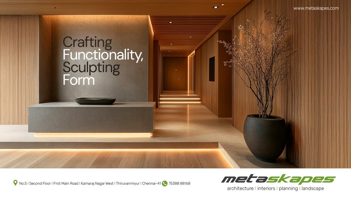 KapesMetas's tweet image. Design isn’t just about aesthetics — it’s about purpose. Metaskapes transforms expansive spaces into efficient, human-centric environments, merging form and function with absolute finesse. 

Contact: 7538888168.

metaskapes.com

#DesignWithPurpose #HumanCentricDesign