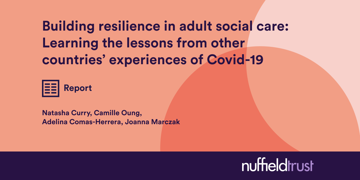 Nuffield Trust (@nuffieldtrust) on Twitter photo With the #CovidInquiry now focusing on #socialcare, and with the sector in desperate need of reform, Nuffield Trust & <a href="/CPEC_LSE/">Care Policy and Evaluation Centre</a> have published international case studies on how other countries managed social care challenges during the pandemic.
Read here: nuffieldtrust.org.uk/research/build… With the #CovidInquiry now focusing on #socialcare, and with the sector in desperate need of reform, Nuffield Trust & <a href="/CPEC_LSE/">Care Policy and Evaluation Centre</a> have published international case studies on how other countries managed social care challenges during the pandemic.
Read here: nuffieldtrust.org.uk/research/build…