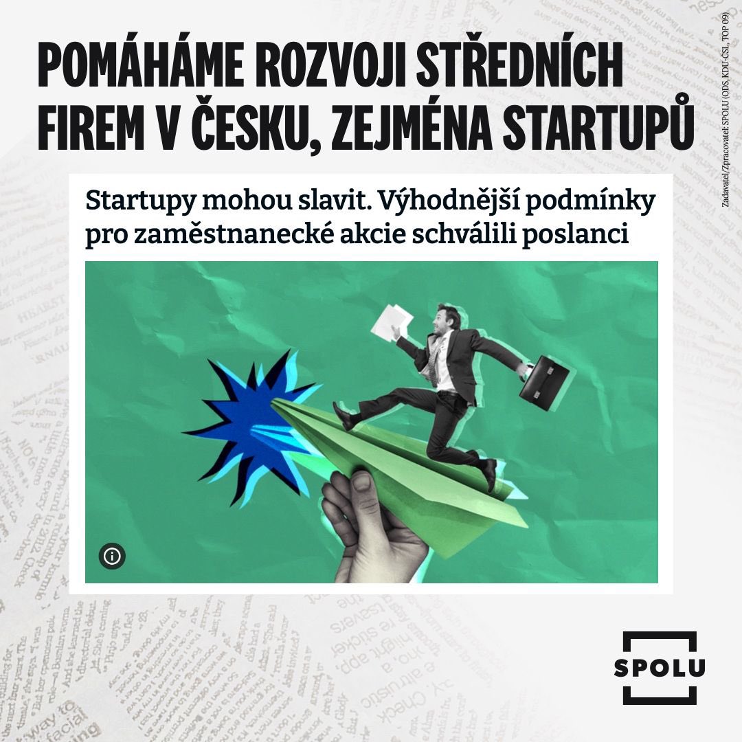 jiri_slavikk's tweet image. Aby to nezaniklo a nevypadalo, že kvůli obstrukcím opozice nepracujeme. Zlepšili jsme podnikatelské prostředí v naší zemi!
V pátek jsme ve Sněmovně schválili zásadní změny pro zaměstnanecké akcie - osvobození od odvodů a mnohem spravedlivější zdanění.
