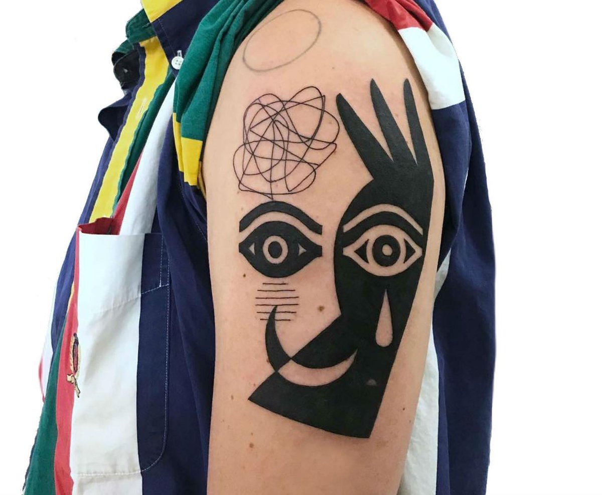 wtattooartists's tweet photo. • Tattoo art by © Luca Font. https://t.co/jLwFItouq1
