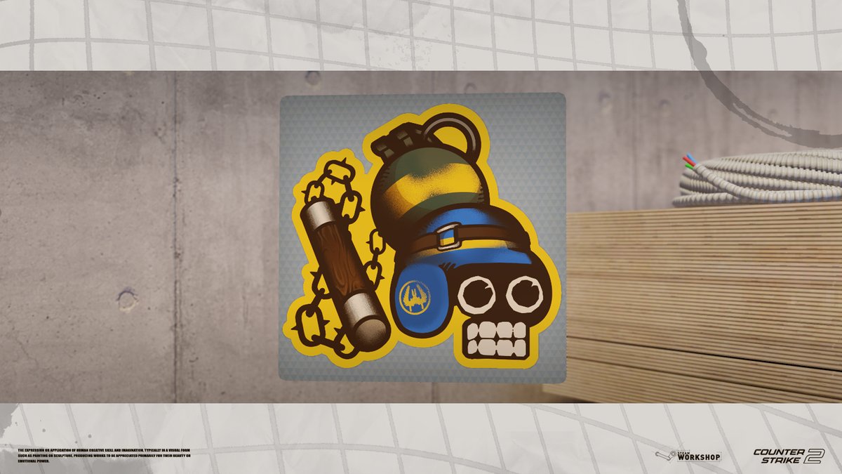 STICKER “BONK?!” ☹️💥🔨
with Mei  for <a href="/CounterStrike/">CS2</a> 
PAPER steamcommunity.com/sharedfiles/fi… 
HOLO steamcommunity.com/sharedfiles/fi…
FOIL steamcommunity.com/sharedfiles/fi…