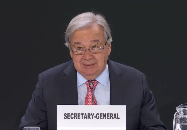 UN News (@un_news_centre) on Twitter photo UN chief <a href="/antonioguterres/">António Guterres</a> tells #FFD4 in Sevilla we must get sustainable development back on course in the face of ‘massive headwinds’ where trust is fraying & multilateralism is under attack. Follow our full coverage here:
news.un.org/en/story/2025/… UN chief <a href="/antonioguterres/">António Guterres</a> tells #FFD4 in Sevilla we must get sustainable development back on course in the face of ‘massive headwinds’ where trust is fraying & multilateralism is under attack. Follow our full coverage here:
news.un.org/en/story/2025/…