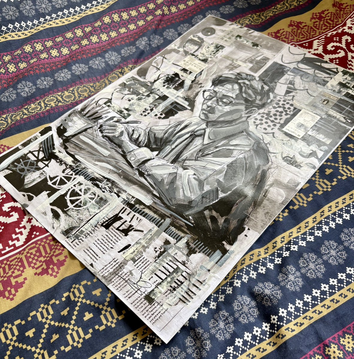 Carrion House (@carrionhouse) on Twitter photo ‘9-5’ - a new collage and acrylic piece available through <a href="/artwork500/">Artwork500</a>
artwork500.co.uk/product-catego…
#office #japan #collage #collageartist #anime #salaryman #clarkkent #painting #artist #art #monochrome #blackandwhite #ink #ukartist ‘9-5’ - a new collage and acrylic piece available through <a href="/artwork500/">Artwork500</a>
artwork500.co.uk/product-catego…
#office #japan #collage #collageartist #anime #salaryman #clarkkent #painting #artist #art #monochrome #blackandwhite #ink #ukartist