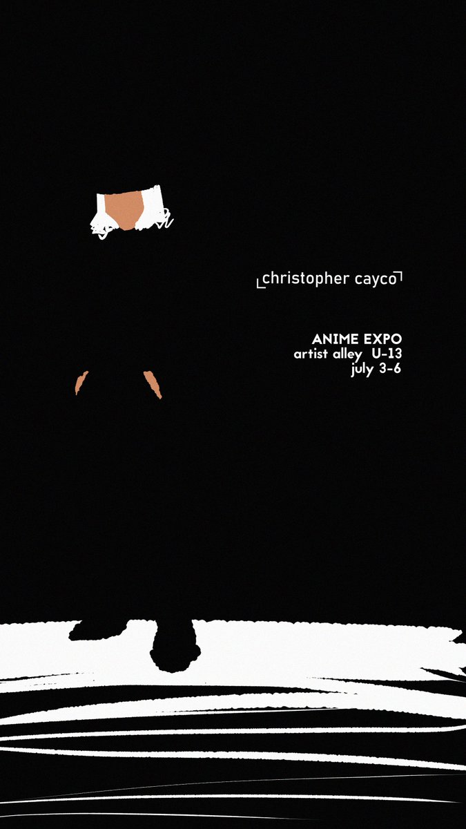 I'll be at Anime Expo artist alley this weekend. Come say hi.