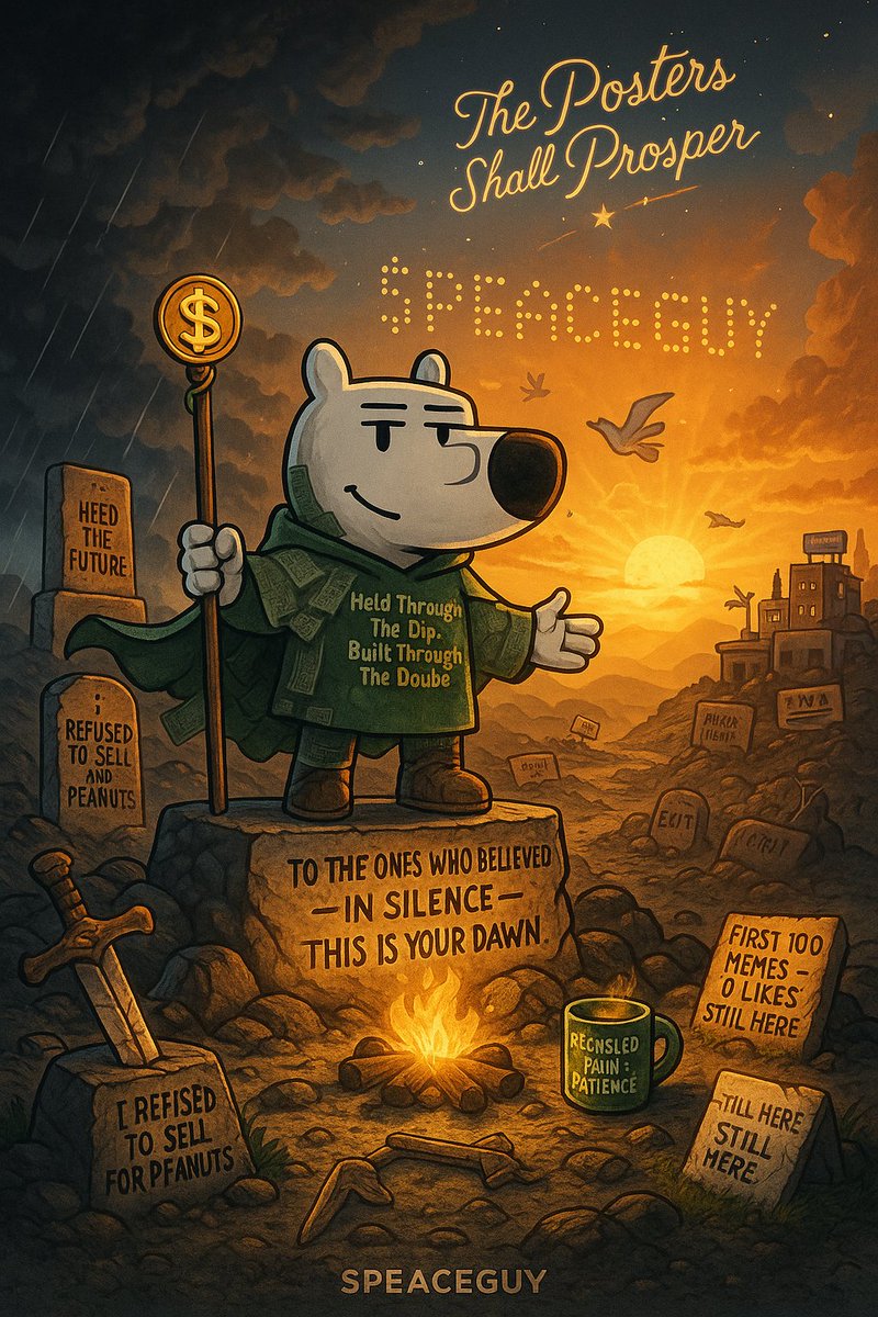Everyone who held the line when the candles dipped...
Everyone who believed when the noise got loud...
Everyone who chose peace over panic...
This moment is for you. 🌅
$PEACEGUY never forgets the faithful.
#PEACEGUY 🕊️💎🙌