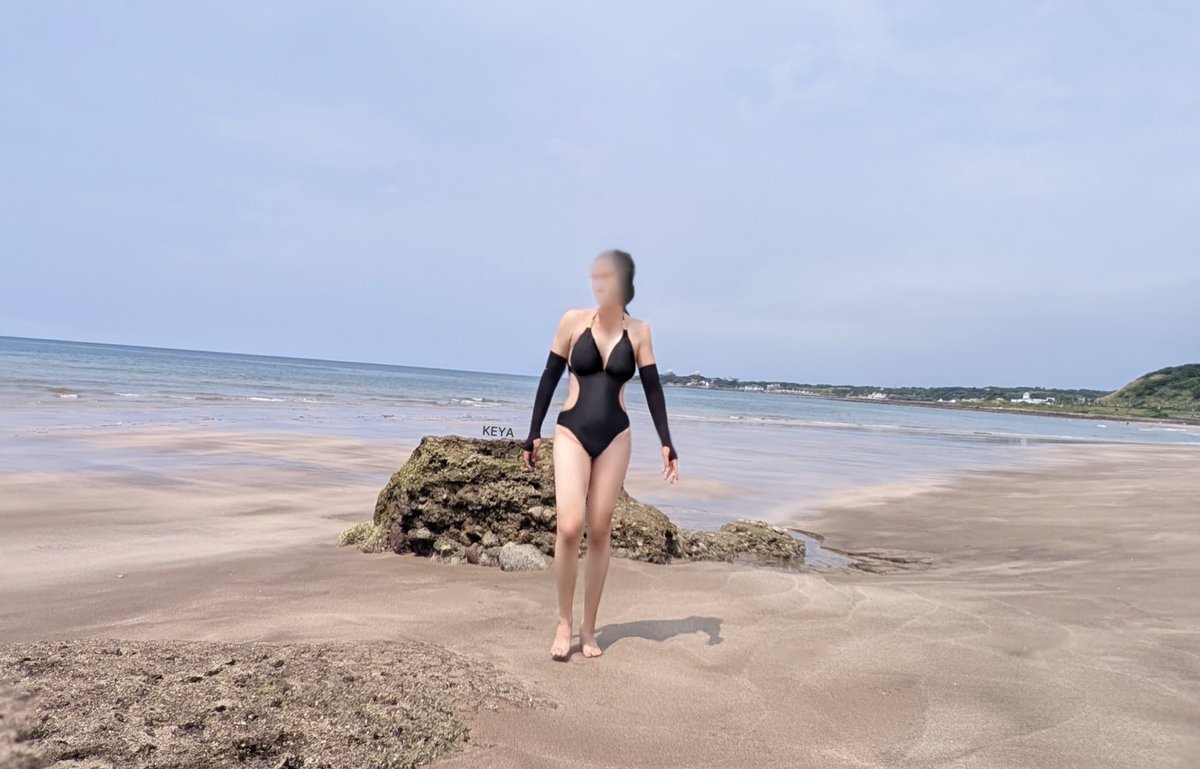 #露出 #沙灘 #CD 先推倒然後 擦防曬 ？