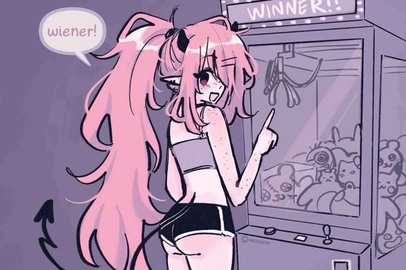 ⠀⠀A date night with her sounds rather appealing, doesn't it?

⠀.. more like, plain goofy.