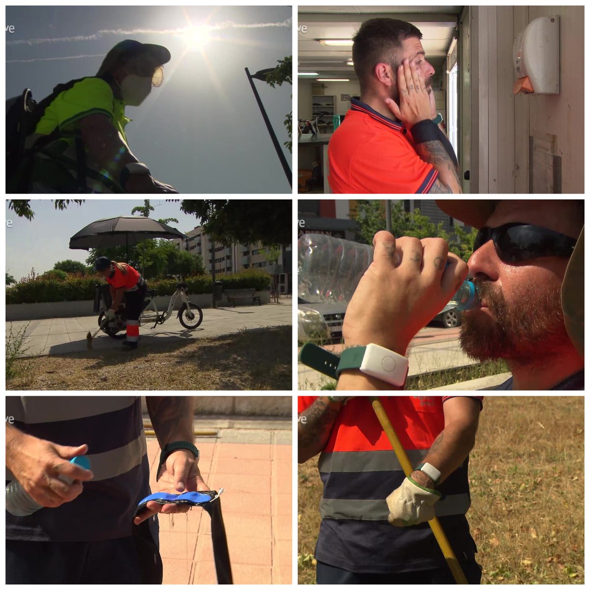 🔴Una trabajadora municipal muere en Barcelona
tras su jornada, en plena ola de CALOR 

👉La ley obliga a tomar MEDIDAS
si TRABAJAS al aire libre
con calor extremo

<a href="/LymaRedsocial/">Lyma Getafe</a> lo hace:
Protección solar y dispositivos 
para EVITAR los golpes de calor

▶️rtve.es/v/16645382/