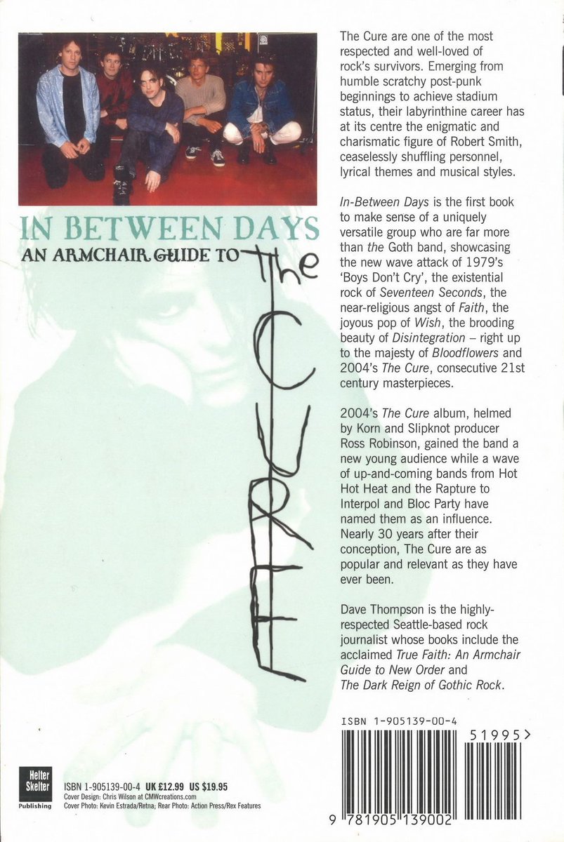 TheCureForever_'s tweet image. IN BETWEEN DAYS: AN ARMCHAIR GUIDE TO THE CURE
BY DAVE THOMPSON
Who has this in their collection?
#TheCure #RobertSmith #InbetweenDays