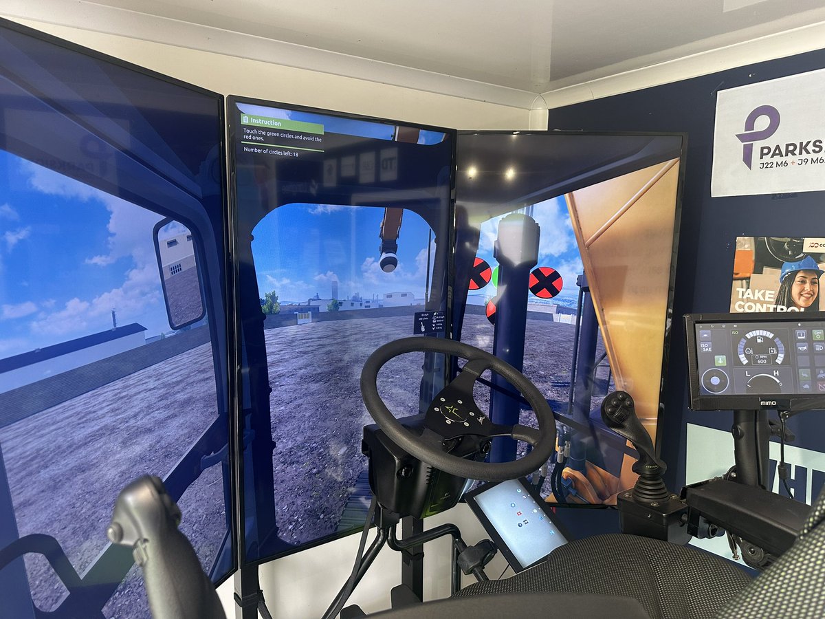 Can you dig it? Yes you can! Interested in Civil Engineering? Try out our simulator based at the back of the Technology block all this week! Plenty of simulations to have a go at!
