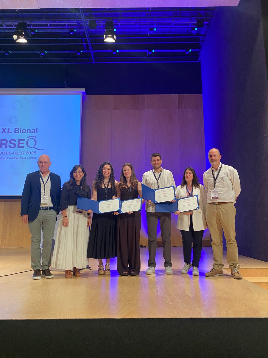 XL Reunión Bienal de la RSEQ - Bilbao, 2025 (@bienalrseq2025) on Twitter photo Congratulations to Helena Fernández <a href="/UniOviedo/">University of Oviedo</a>, Julio Puigcerver <a href="/UMU/">Universidad Murcia</a> and María Martín <a href="/UAM_Madrid/">UAM Autónoma Madrid</a> Congratulations to Helena Fernández <a href="/UniOviedo/">University of Oviedo</a>, Julio Puigcerver <a href="/UMU/">Universidad Murcia</a> and María Martín <a href="/UAM_Madrid/">UAM Autónoma Madrid</a>