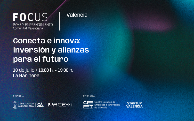 CEEI Valencia (@ceeivalencia) on Twitter photo La innovación es el motor de startups y pymes 🔥
Aprende cómo ponerla al servicio de tu negocio en el próximo #FocusPyme: 'Conecta e innova: inversión y alianzas para el futuro', que organizamos junto a <a href="/Startup_VLC/">Startup Valencia</a>.
📅 10/07
Inscripción gratuita 👉 emjs.es/ceeifocusvlc La innovación es el motor de startups y pymes 🔥
Aprende cómo ponerla al servicio de tu negocio en el próximo #FocusPyme: 'Conecta e innova: inversión y alianzas para el futuro', que organizamos junto a <a href="/Startup_VLC/">Startup Valencia</a>.
📅 10/07
Inscripción gratuita 👉 emjs.es/ceeifocusvlc