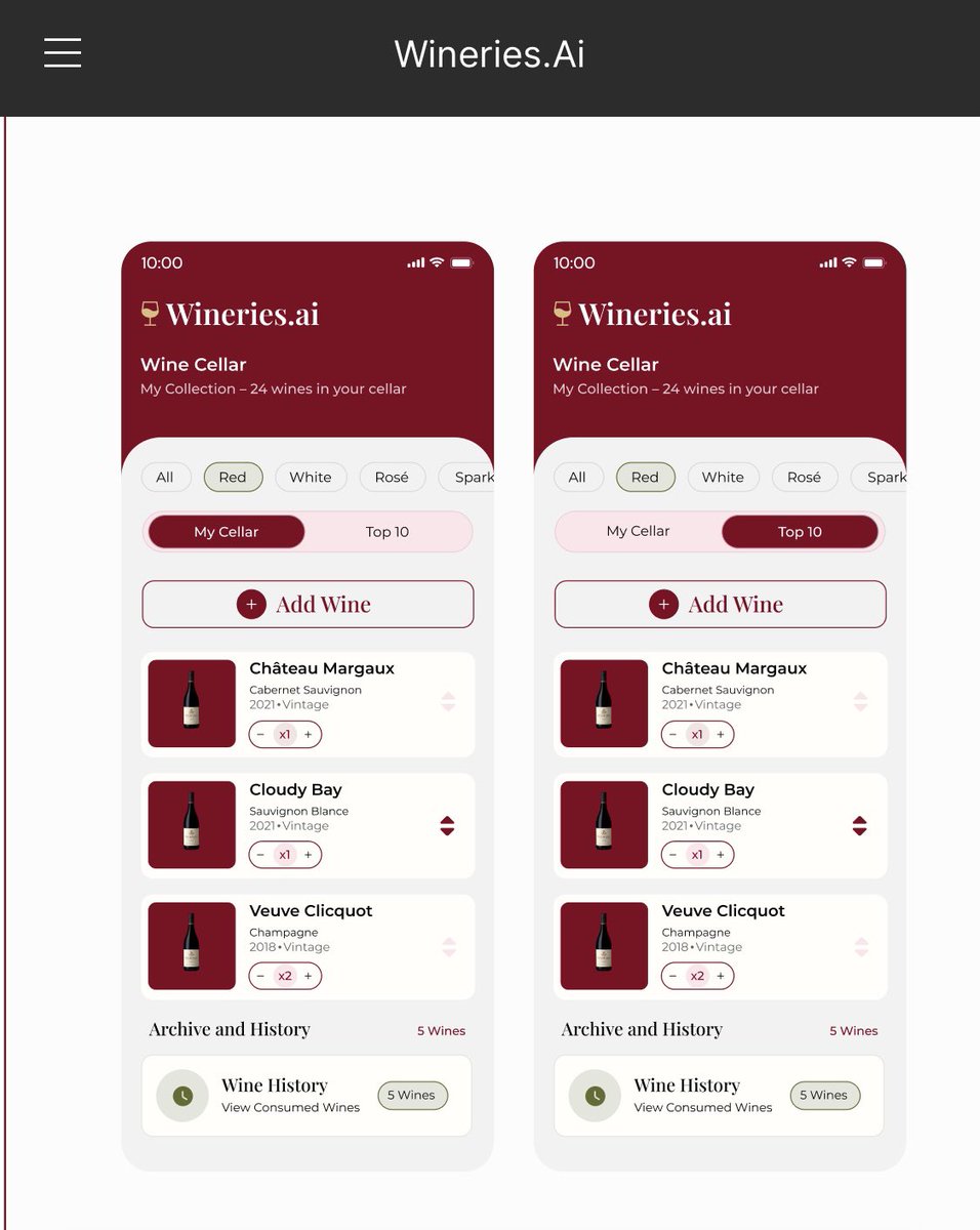 wineriesAi's tweet photo. Re-stocking your wine at home after a weekend shenanigans made easy with wine history tab https://t.co/1gEljvkdgG