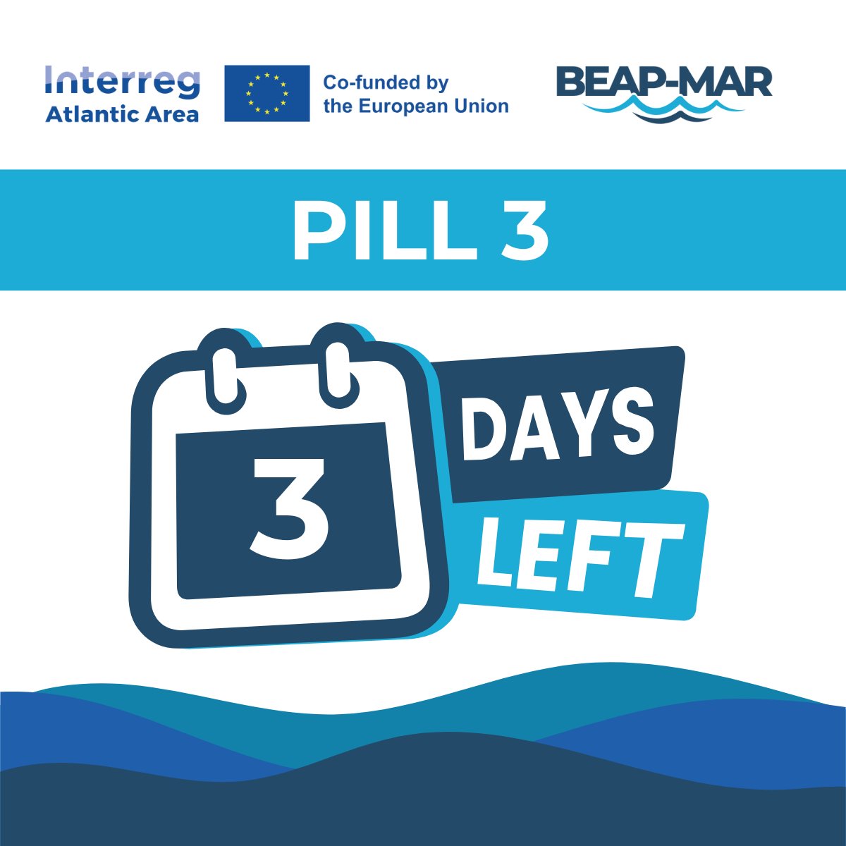 📢 There is still time to register for Pill 3, a hybrid workshop that dives deep into marine innovation &amp; the progress of the BEAP-MAR project.

📅 3rd July
📍Saint-Malo &amp; Online
⏰08:00–11:15 (UK, Ire, Portugal) | 09:00–12:15 (France, Spain)

Register : beap-mar.eu/pill-3-july-20…