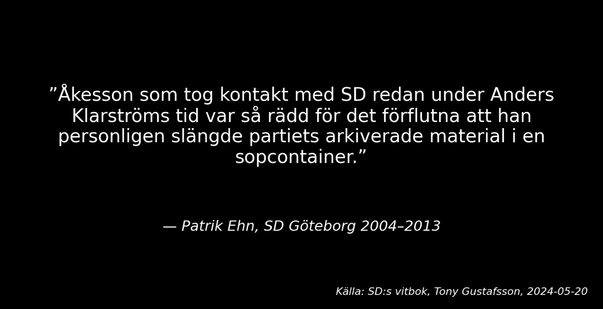 Läs ett par citat ur SD:s hemliga vitbok.

Tråd 🧵👇