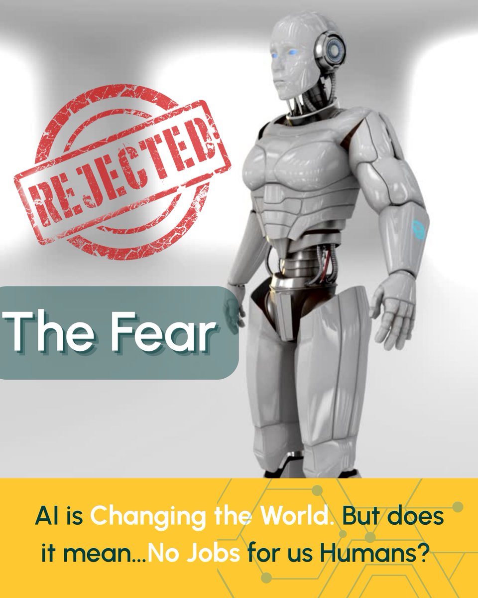 Gnits_Hyd's tweet image. “Will AI Take All Jobs?” It’s one of the most common fears in today’s tech-driven world — but it’s also one of the biggest myths. 

#TechMythBusted #FutureOfWork #AIandUs #EngineeringVoices #AIJobs #CampusTalks #StudentVoices #AIReady #GNITS #WomenInTech #FutureEngineers