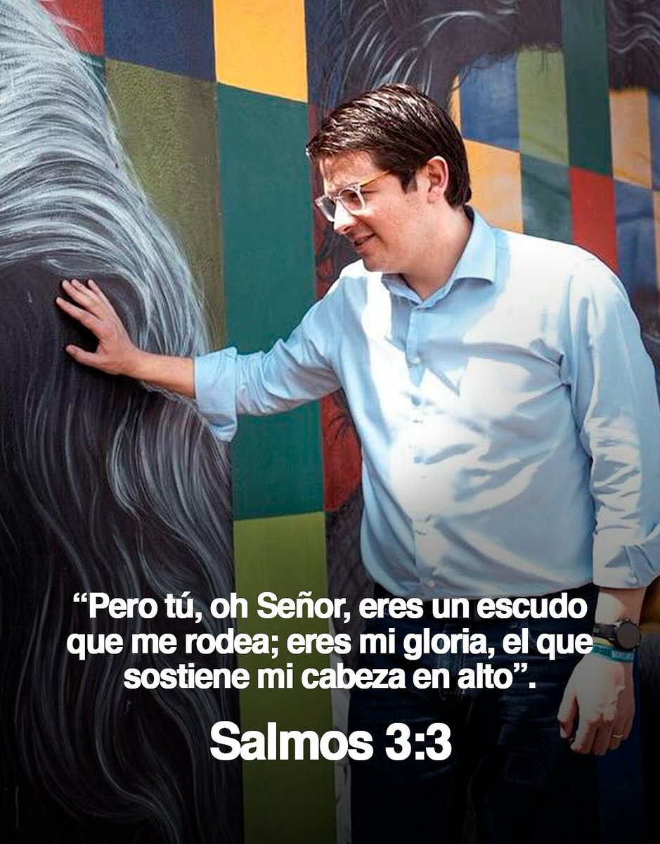 “Pero tú, oh Señor, eres un escudo que me rodea; eres mi gloria, el que sostiene mi cabeza en alto”.
Salmos 3:3

#FuerzaMiguel
