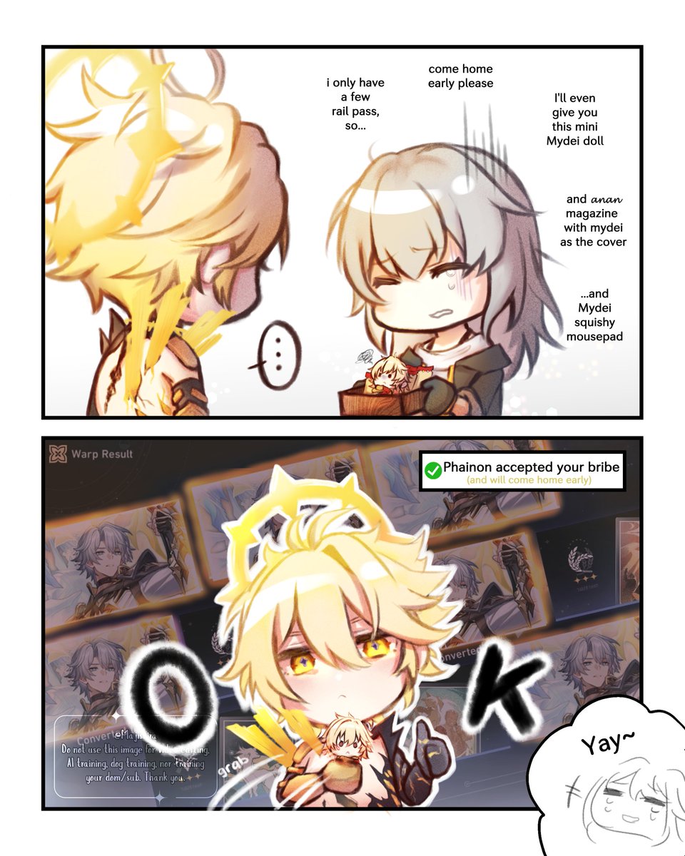 #Phainon #HonkaiStarRail Bribing Phainon 💰