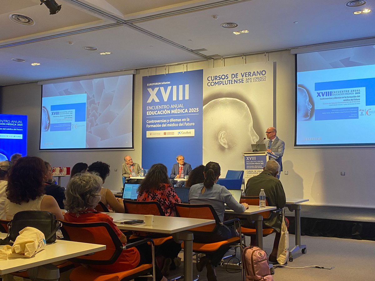 Fundación Lilly (@fundacionlilly) on Twitter photo <a href="/unicomplutense/">Complutense</a> <a href="/joseasacristan/">José Antonio Sacristán</a> <a href="/CursosVeranoUCM/">Cursos de Verano UCM</a> <a href="/javardiaz/">Javier Arias Díaz</a> <a href="/FMedicinaUniCM/">Facultad de Medicina UCM</a> <a href="/natalia_abuin/">Natalia Abuín Vences</a> <a href="/JesusMillanNue3/">Jesus Millan Nuñez-Cortes</a> <a href="/ElsevierConnect/">Elsevier</a> <a href="/Elsevier_Es/">Elsevier Español</a> "El uso de la #IA por parte de los estudiantes es muy elevado. La pérdida de pensamiento crítico sobre el uso de la #IA ocupa el primer lugar en las inquietudes entre los profesores de #Medicina", destaca David Michael Hough (<a href="/ElsevierConnect/">Elsevier</a>).
#EducaciónMédica <a href="/unicomplutense/">Complutense</a> <a href="/joseasacristan/">José Antonio Sacristán</a> <a href="/CursosVeranoUCM/">Cursos de Verano UCM</a> <a href="/javardiaz/">Javier Arias Díaz</a> <a href="/FMedicinaUniCM/">Facultad de Medicina UCM</a> <a href="/natalia_abuin/">Natalia Abuín Vences</a> <a href="/JesusMillanNue3/">Jesus Millan Nuñez-Cortes</a> <a href="/ElsevierConnect/">Elsevier</a> <a href="/Elsevier_Es/">Elsevier Español</a> "El uso de la #IA por parte de los estudiantes es muy elevado. La pérdida de pensamiento crítico sobre el uso de la #IA ocupa el primer lugar en las inquietudes entre los profesores de #Medicina", destaca David Michael Hough (<a href="/ElsevierConnect/">Elsevier</a>).
#EducaciónMédica