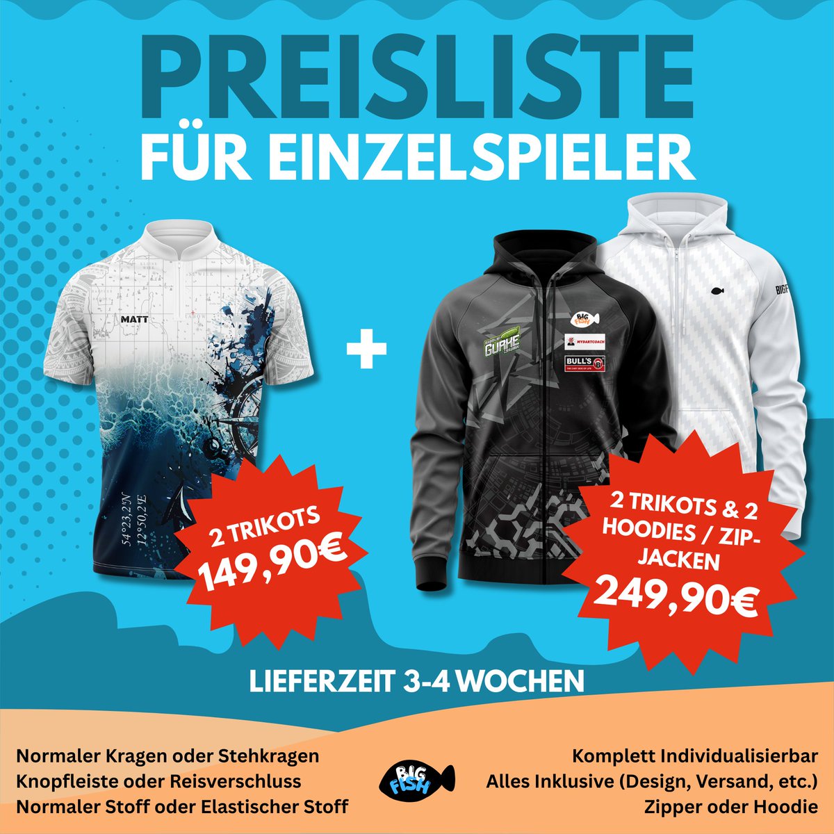 MyDartCoach's tweet image. Dauerhaft niedrige Preise bei BigFish! ⬇️