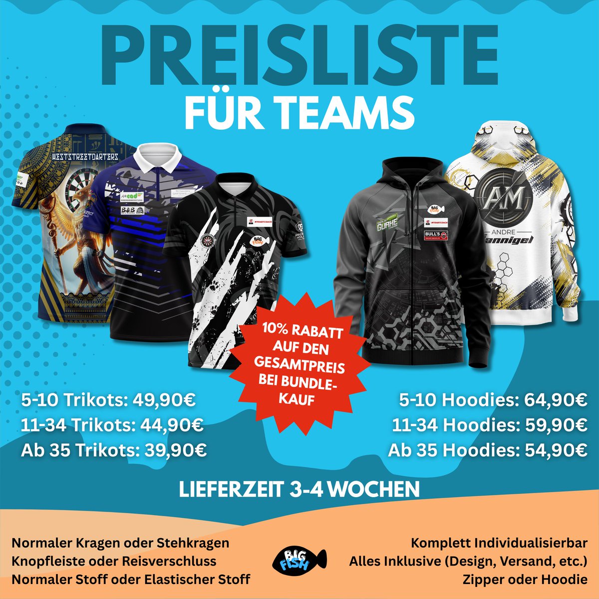 MyDartCoach's tweet image. Dauerhaft niedrige Preise bei BigFish! ⬇️