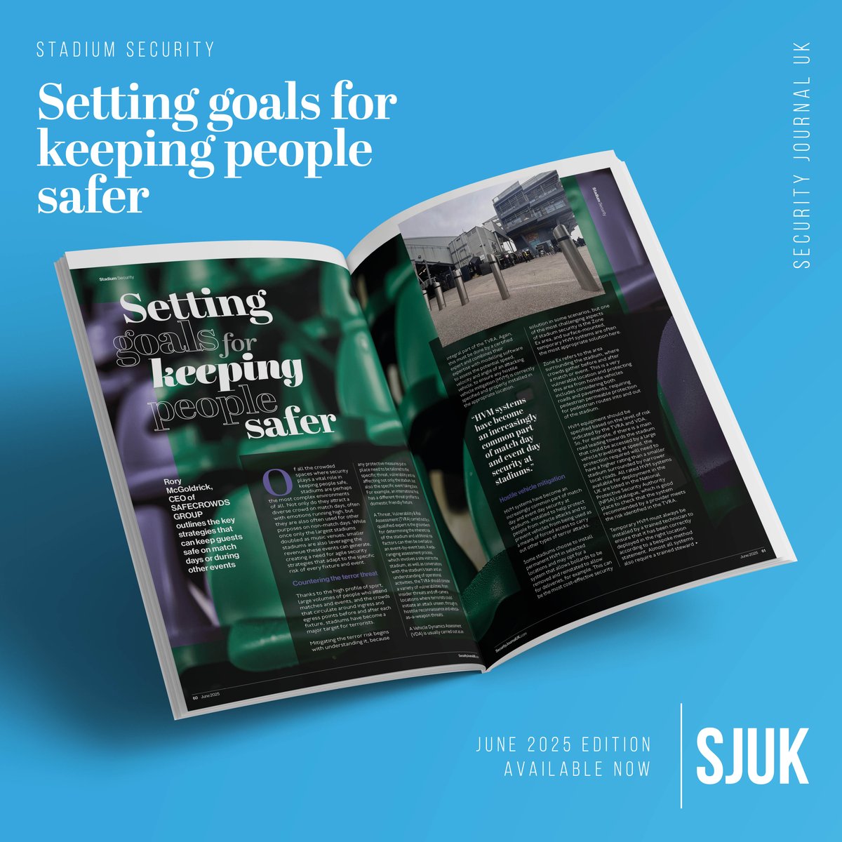From HVM systems, to traffic management, to detecting wider security threats, Rory McGoldrick, CEO of SAFECROWDS GROUP outlines the key strategies that can keep guests safe on match days or during other events: loom.ly/bbVxHjU

#UKsecurity #stadiumsecurity