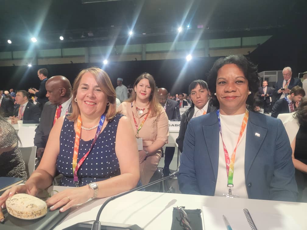 La VPM Inés María Chapman encabeza delegación cubana en jornada inauguración de la IV Conferencia Internacional de Financiamiento al Desarrollo en Sevilla #FFD4Sevilla