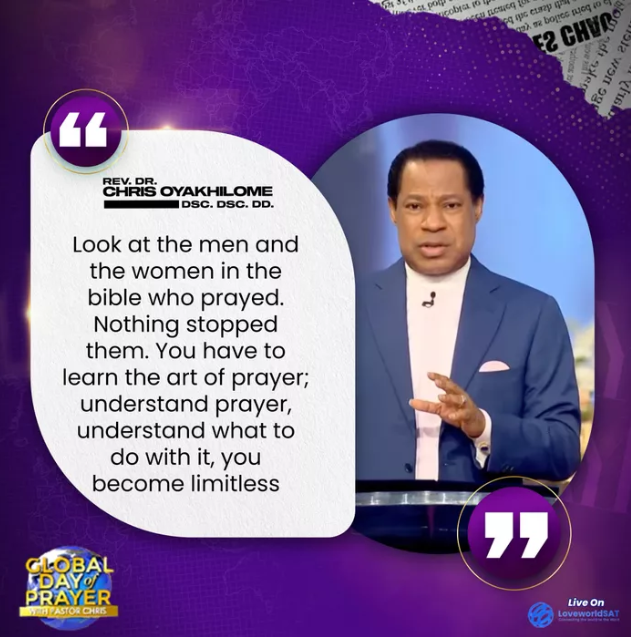 christemb_usa's tweet photo. Learn the art of prayer...
#MonthofPrayer #PraywithPastorChris https://t.co/Zx0HnMKNue