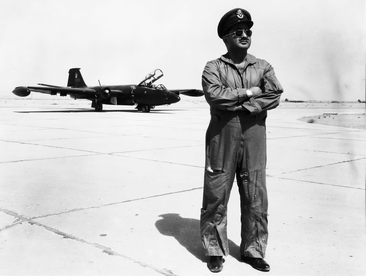 DGPR_PAF's tweet image. Today in History
On this day, June 30, we observe the 14th death anniversary of Air Commodore Nazir "Bill" Latif, SJ, a prominent figure in the annals of Pakistan Air Force history. He is celebrated as a Ghazi, whose valor and leadership have become synonymous with a remarkable…